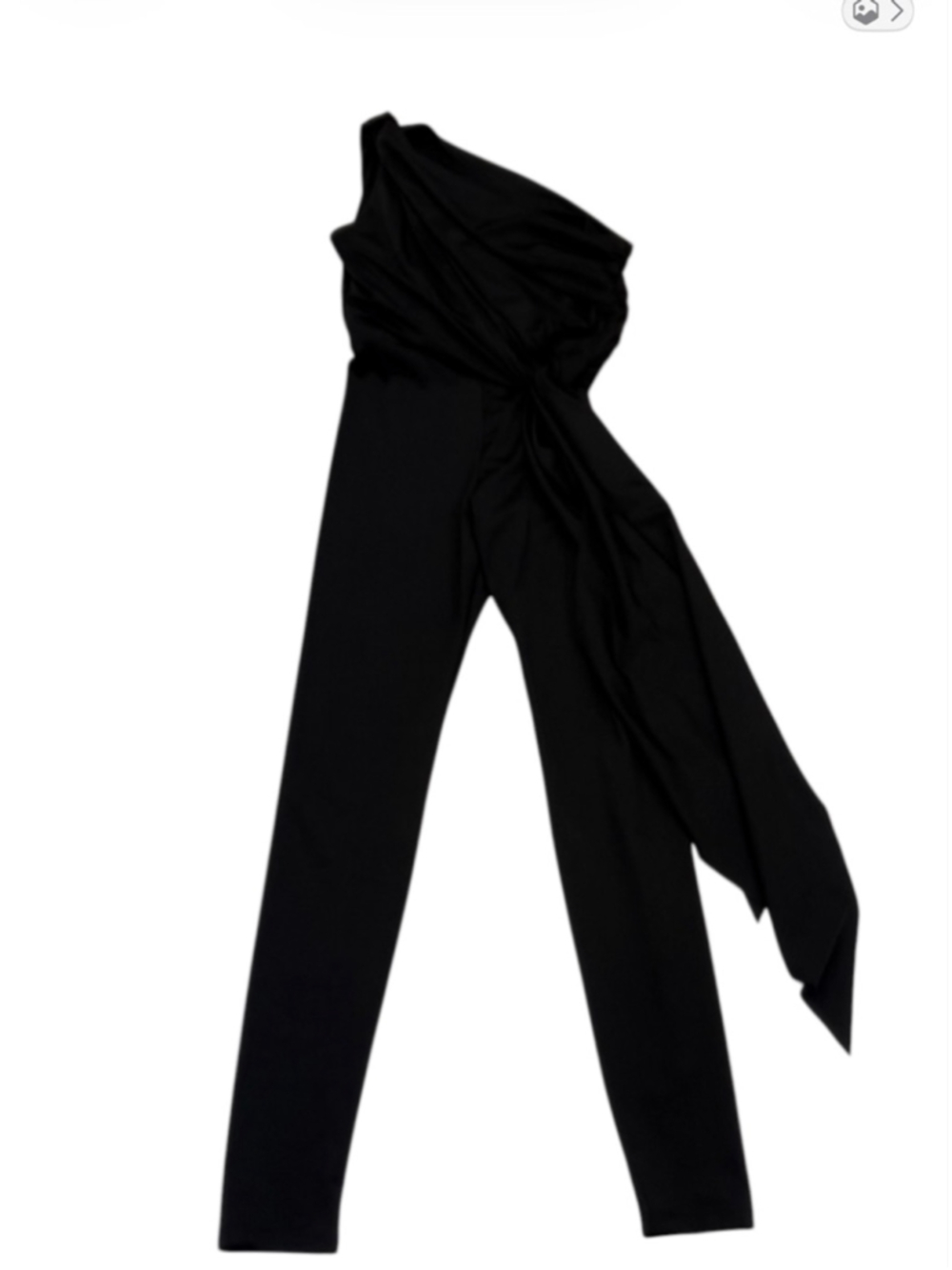 Ronny Kobo Collection Black Draped Jumpsuit - Picture 6 of 9
